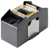 Nipach GmbH Kartenmischmaschine Elektrischer Kartenmischer für 4 Decks Karten Mischer Poker Skat Rommé elektronisch Card Shuffler batteriebetrieben