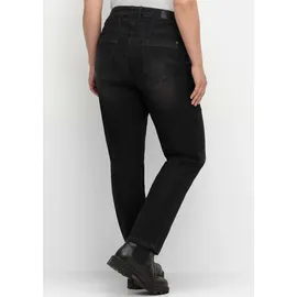 sheego Stretch-Jeans in black denim | Gr.: 54