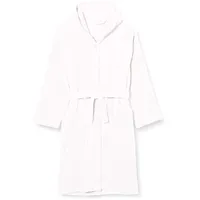 Playshoes Unisex Kinder Fleece-Bademantel Morgenmantel, natur, 146/152