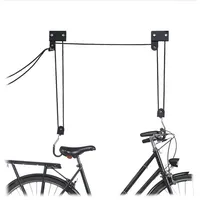 Relaxdays Fahrrad Deckenlift schwarz
