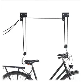 Relaxdays Fahrrad Deckenlift schwarz