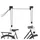 Relaxdays Fahrrad Deckenlift schwarz