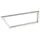 SOTech Waschtischkonsole TWK450 450 x 150 mm Vorderseite 60° abgeschrägt
