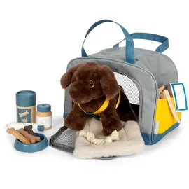 Small Foot Company Small Foot Hund mit Tasche und Pflege-Set