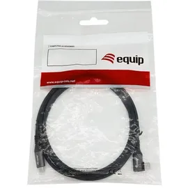 Equip 128892 USB 2.0 C auf C 90° abgewinkeltes Kabel 2m Schwarz