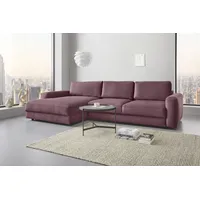 Ecksofa PLACES OF STYLE "Bloomfield, bequem und elegant, OTTOs Choice, Breite 303cm, L-Form", rosa (altrosa), B:303cm H:84cm T:176cm, 100% Polyester, Sofas, Ecksofa, wahlweise mit Bettfunktion und Bettkasten