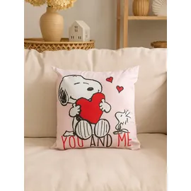 UNITED LABELS Peanuts Snoopy Kissen 40 x 40 cm Rosa