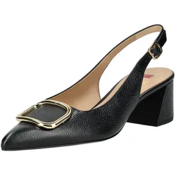 Pumps HÖGL "Högl Pumps Leder", Damen, Gr. 38, schwarz, Leder, elegant, Schuhe