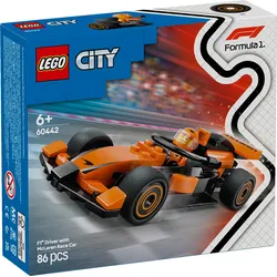 LEGO City Formular 1 60442 F1 Rennfahrer mit McLaren Rennauto
