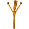 Guru-Shop Spielzeug-Musikinstrument Musikinstrument aus Holz, Musik Percussion.. braun 11 cm x 21 cm x 2 cm