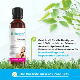 Bioherba Gesichtsöl für alle Hauttypen 50 ml