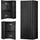 [en.casa] Hängeschrank Skelbolu 57x20x19 cm Schwarz [en.casa]