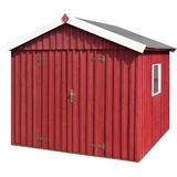 weka Schwedenhaus 348/349 2,46 x 2,4 m schwedenrot