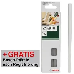 AKTION: BOSCH Heißklebesticks Cristal transparent, 10 St. mit Prämie nach Registrierung
