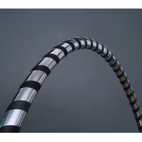 hoopomania Black & Silver Designer Hula Hoop, Ø90cm