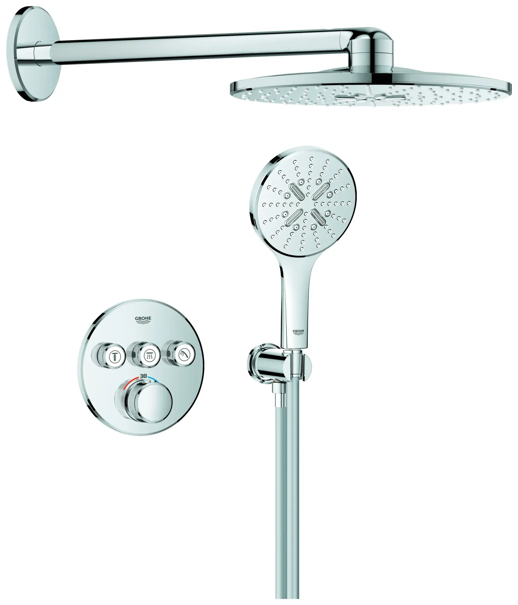 Grohe Unterputz-Armatur „Grohtherm SmartControl“