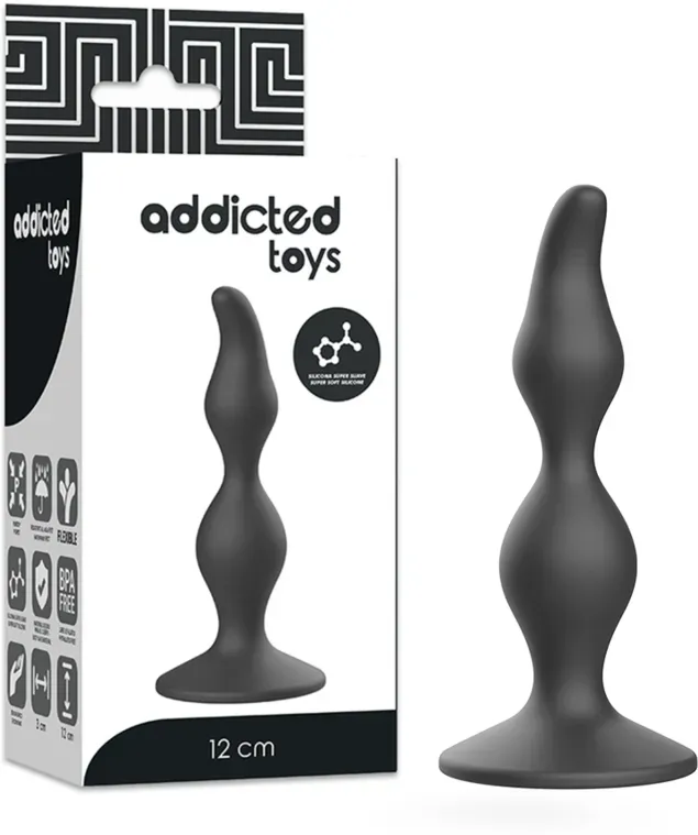 ADDICTED TOYS - ANAL SEXUELLER STECKER 12 CM SCHWARZ
