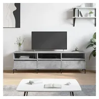 Furnicato TV-Schrank Betongrau 150x30x44,5 cm Holzwerkstoff