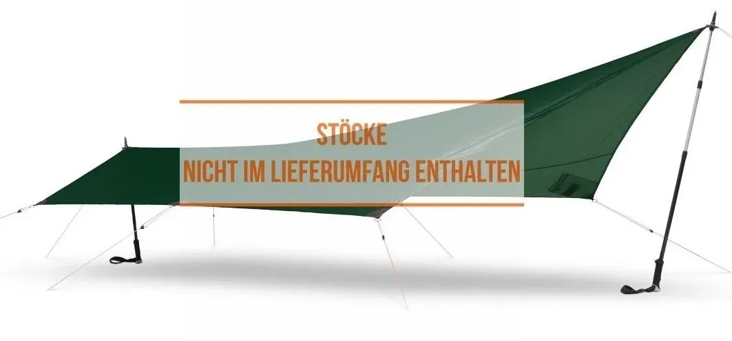 Hilleberg Tarp 5 (Maße 315 x 215 cm / Gewicht 0,32kg) - STK - grün
