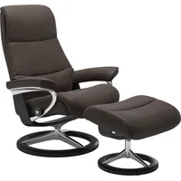 Stressless Stressless® Fußhocker »View«, mit Signature Base,Gestell Schwarz, braun