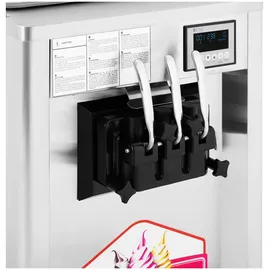 Royal Catering Softeismaschine - 23 l/h - 1640 W - LED - 3 Sorten - Royal Catering RCSI-18