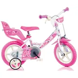 DINO BIKES Little Heart 12 Zoll pink/white