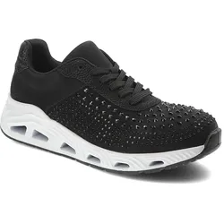 Schwarze Sneakers Rieker Sportliche Damenschuhe, 40