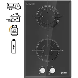 Phönix Domino-WGL Wohnmobil Gaskochfeld Gaskocher 2 flammig Bootkocher
