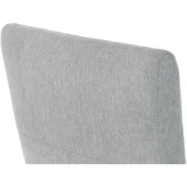 Vito Drehsessel Ticona Flachgewebe 70 x 133 x 80 cm Grau mit Relax-Funktion
