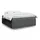 vidaXL Boxspringbett 180 x 200 cm Dunkelgrau