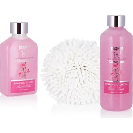 Brubaker Cosmetics Bade- und Dusch Set Rosen Duft - Beauty Geschenkset in Vintage Geschenkbox