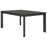 BIZZOTTO Konnor Gartentisch 160 x 110 x 77,5 cm Anthrazit