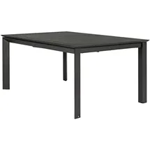 BIZZOTTO Konnor Gartentisch 160 x 110 x 77,5 cm Anthrazit