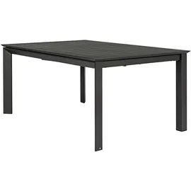 BIZZOTTO Konnor Gartentisch 160 x 110 x 77,5 cm Anthrazit