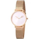 Pierre Cardin Damen Zweizeiger-Armband-Uhr Ziffernblatt mit Marken-Kürzel analoge Quarz-Uhr mit Edelstahl-Armband 3ATM 31mm CBV.1519 Rose-Gold - One-Size