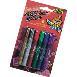 Folia Klebestifte Glitter Glue 6 x 9,5 ml