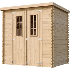 TIMBELA Gartenhaus M311C 2,04 x 1,42 m Beige