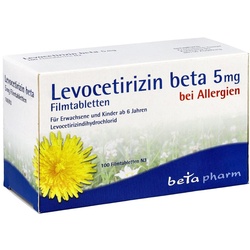 Levocetirizin beta 5 mg Filmtabletten