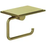 Kludi VELA R Toilettenpapierhalter 58971N0 mit Ablage Brushed Gold