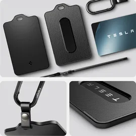 SPIGEN Tesla Schlüssel Karten Halter schwarz 2er Pack