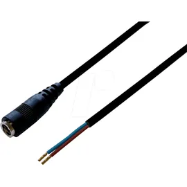 BKL Electronic BKL 075188 Niedervolt-Anschlusskabel Niedervolt-Buchse - offene Kabelenden 5.50 mm 2.50