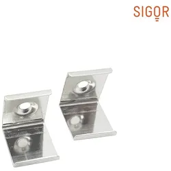 SIGOR Montageklammern / Spannfedern (2er Set) für LED Eckprofil KS-SIG-PROF12 SIG-9851801