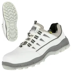 S3 Sicherheitshalbschuhe Nitras Sport Step WH | Gr. 36 | Kunstleder | weiß