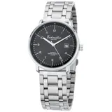 EICHMÜLLER Herrenuhr Schwarz Metallband 38 mm