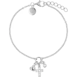 Tom Tailor Kreuz-Optik Herz Armband Silber 925 16 cm