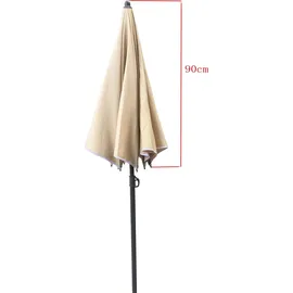 VCM Sonnenschirm Ø 320 cm beige