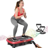 AXV Vibrationsplatte Testsieger, Rüttelplatte Sport für Zuhause,Vibration Plate mit 120 Stufen und 5 Modi, 150 kg Belastbar, mit Bluetooth, für Ganzkörpertraining, Abnehmen, Fettverbrennung