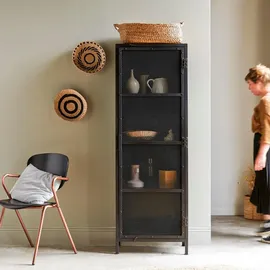 Tikamoon Buffet Geschirrschrank Alma 60 cm Schwarz