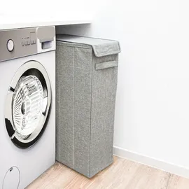 Dune Design DuneDesign Wäschekorb mit Deckel - 20x40x60 Wäschesammler Schmal - Wäsche Nischenregal