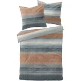 Traumschlaf Elverum Gestreift Blau 200 x 220 cm + 2 x 80 x 80 cm